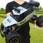 Voiture télécommandée tout-terrain 4x4, échelle 1/10, argenté
