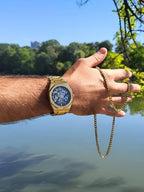 Montre chronographe femme à cadrans multiples, cinq coloris