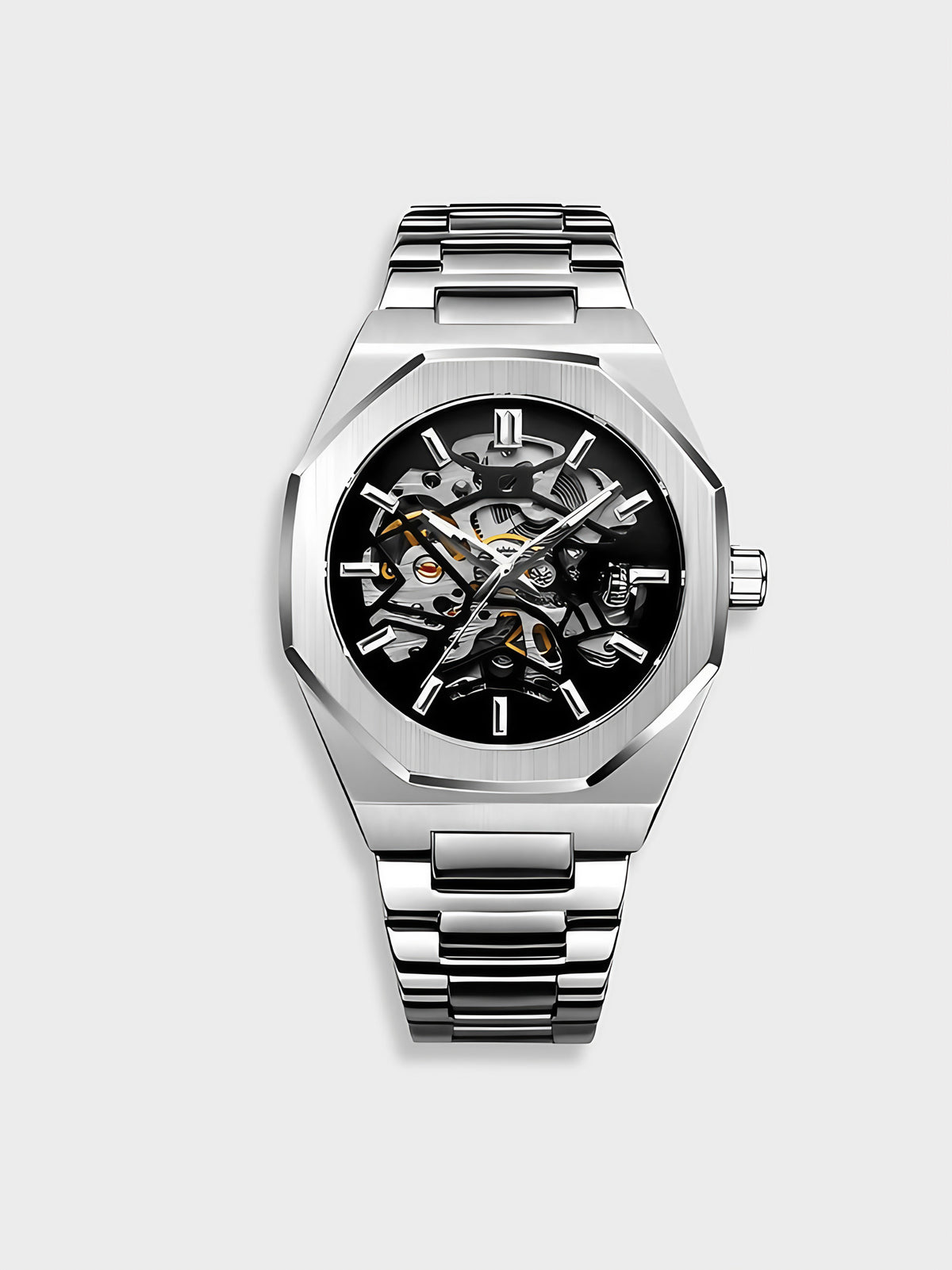 Montre chronographe femme à cadrans multiples, cinq coloris, argenté et noir