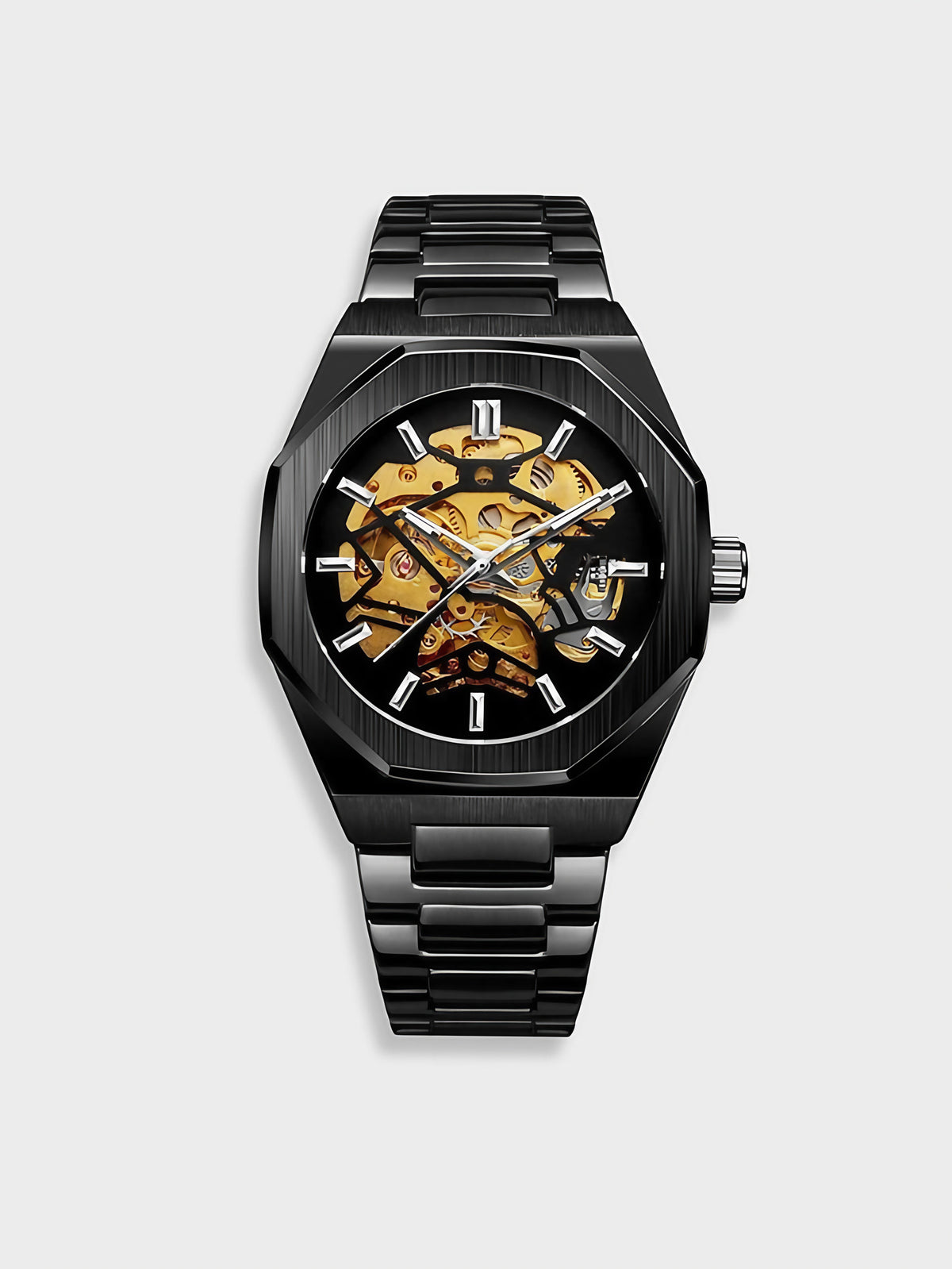 Montre chronographe femme à cadrans multiples, cinq coloris, noir
