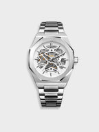 Montre chronographe femme à cadrans multiples, cinq coloris, argenté et blanc