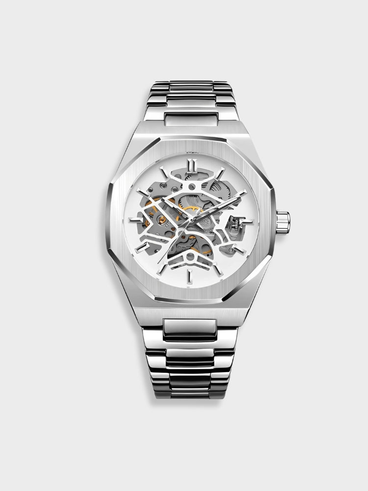 Montre chronographe femme à cadrans multiples, cinq coloris, argenté et blanc