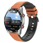 Montre connectée homme, bracelet acier, cuir ou silicone
