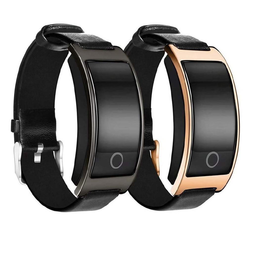 Montre connectée femme écran tactile, étanche IP67, noir ou doré