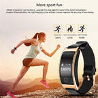 Montre connectée femme écran tactile, étanche IP67, noir ou doré