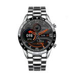 Montre connectée 4G à écran Amoled, étanche IP68, argenté