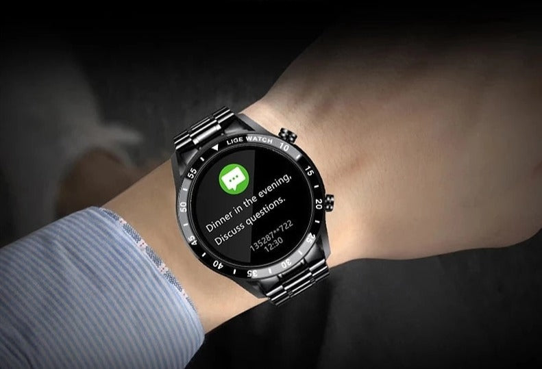 Montre connectée 4G à écran Amoled, étanche IP68