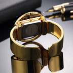 Montre bracelet femme de style classique, dorée, rose ou argentée