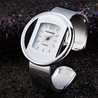 Montre bracelet femme de style classique, dorée, rose ou argentée, argenté