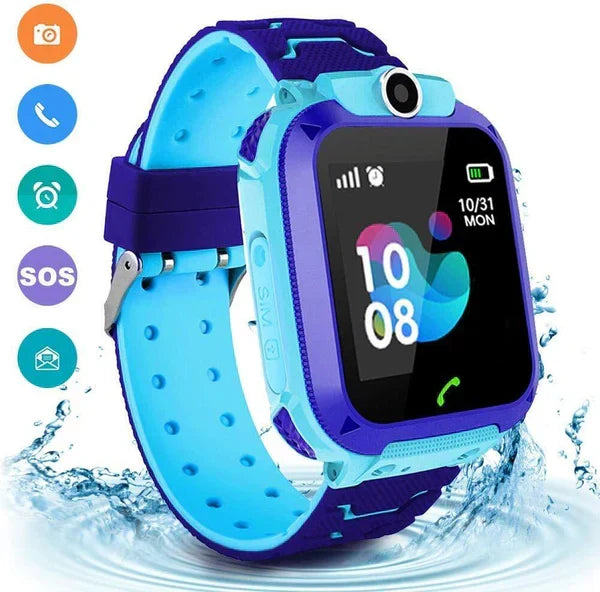 Montre GPS enfant avec bouton SOS et appels, trois coloris