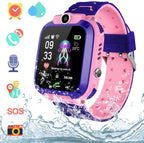 Montre GPS enfant avec bouton SOS et appels, trois coloris