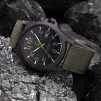 Montre outdoor homme étanche 50 m, boîtier 45 mm, chronomètre