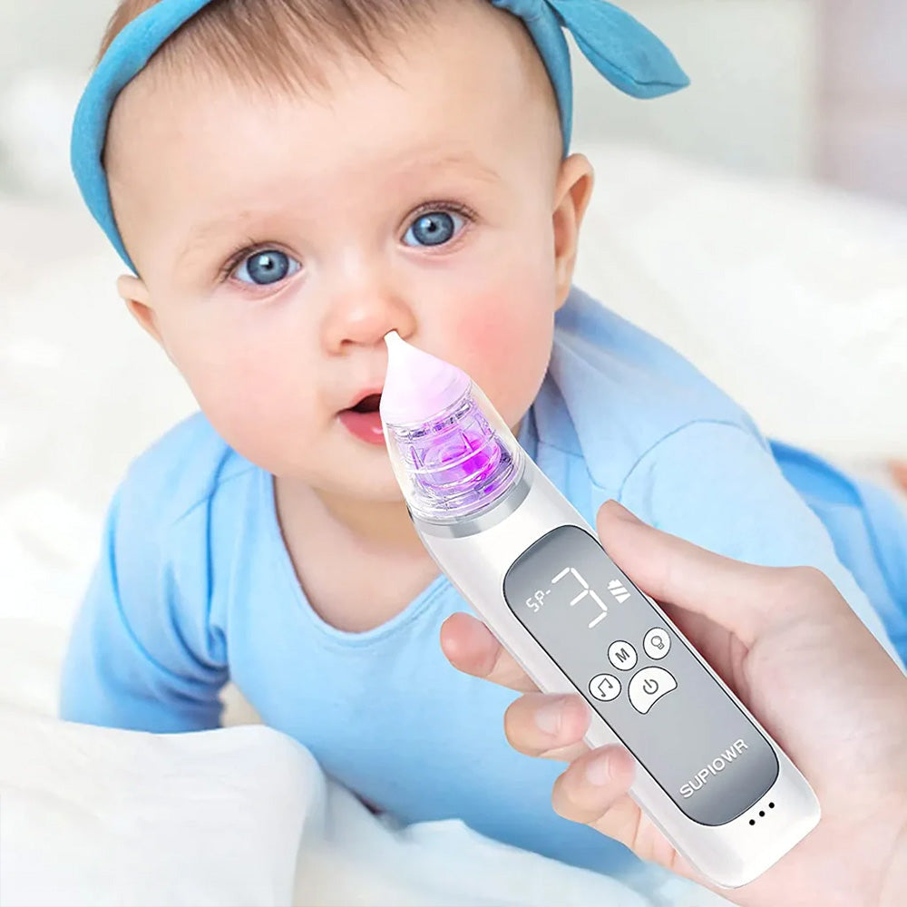 Mouche-bébé électrique rechargeable USB, trois niveaux d'aspiration