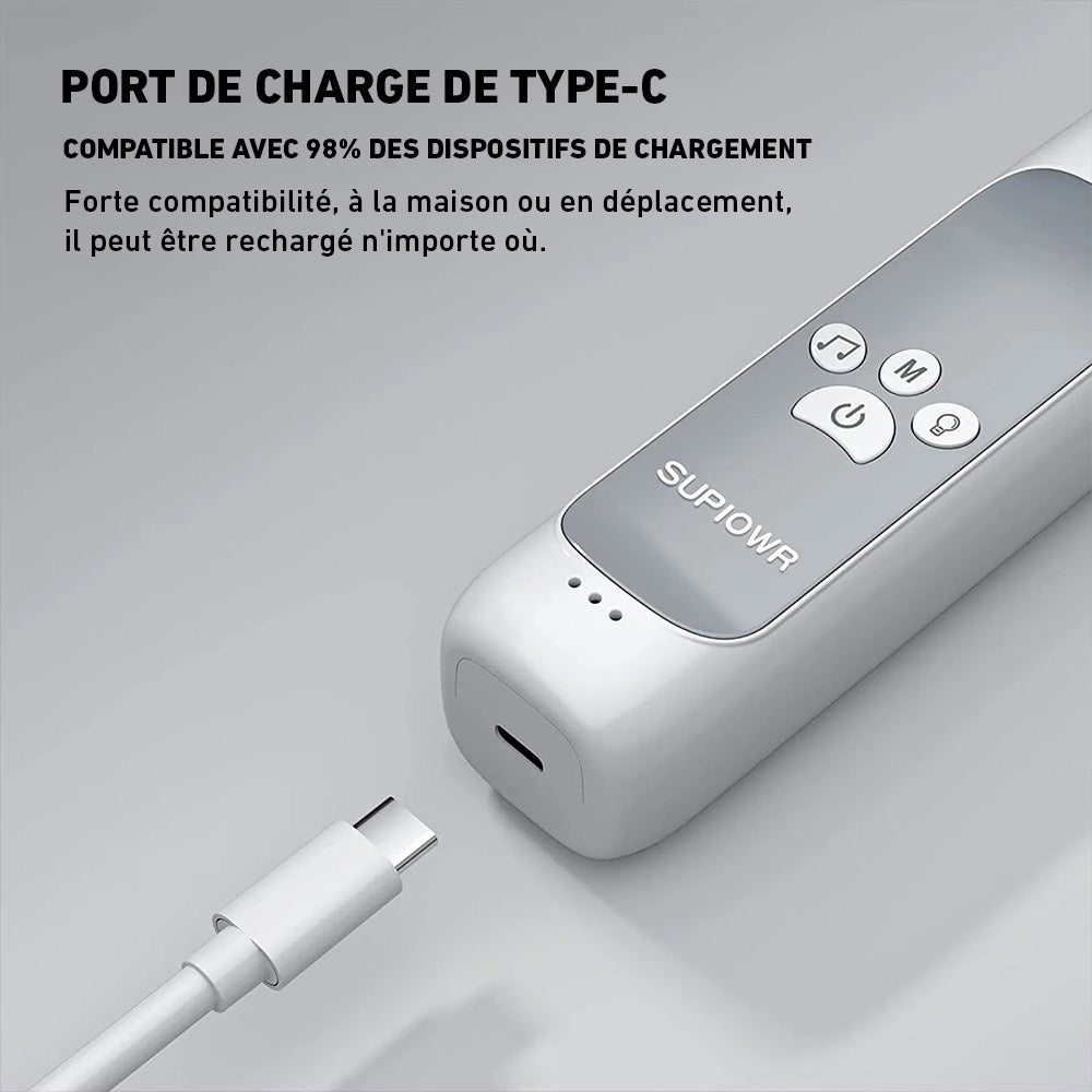 Mouche-bébé électrique rechargeable USB, trois niveaux d'aspiration