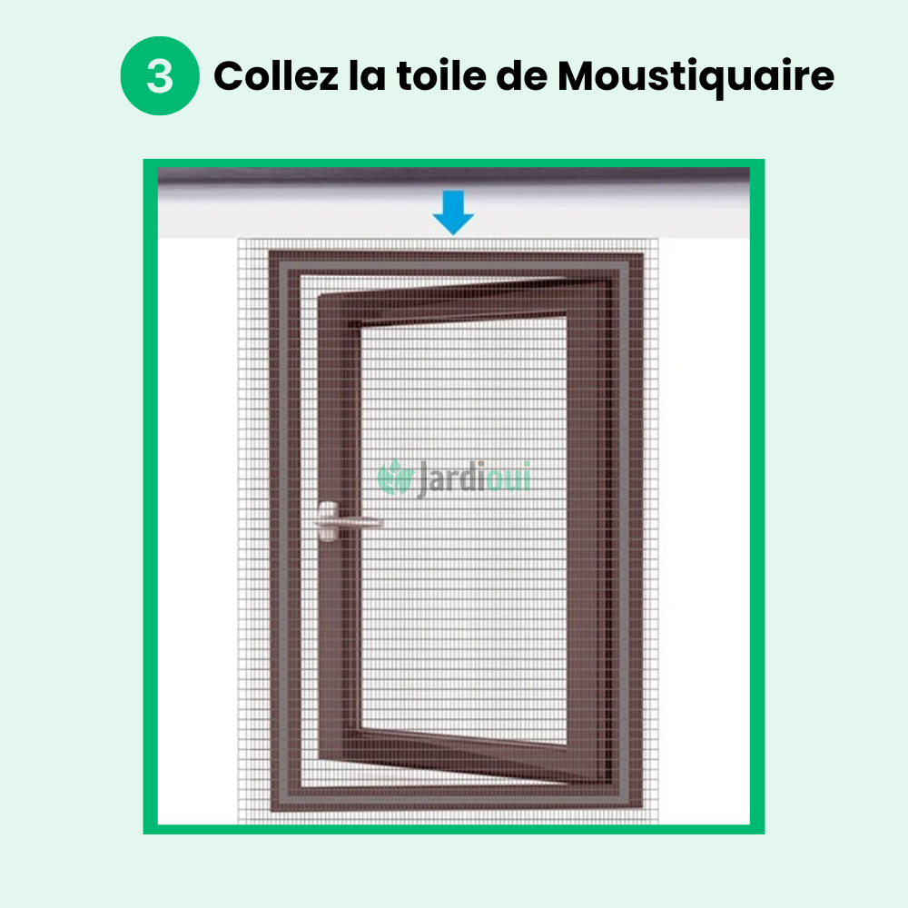 Moustiquaire magnétique pour fenêtre, 90 x 110 cm à découper