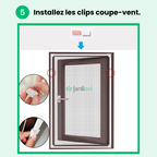 Moustiquaire magnétique pour fenêtre, 90 x 110 cm à découper