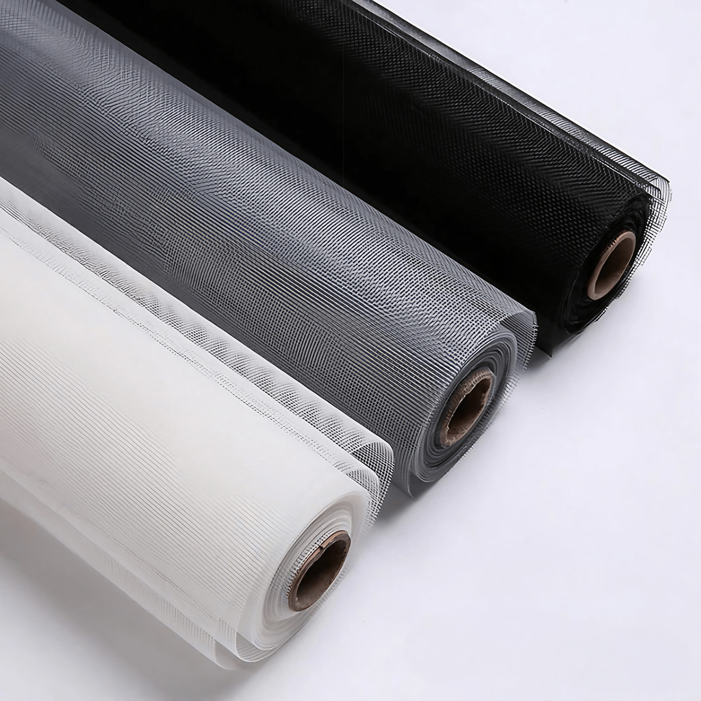Moustiquaire pour fenêtre en fibre de verre, à découper, noir