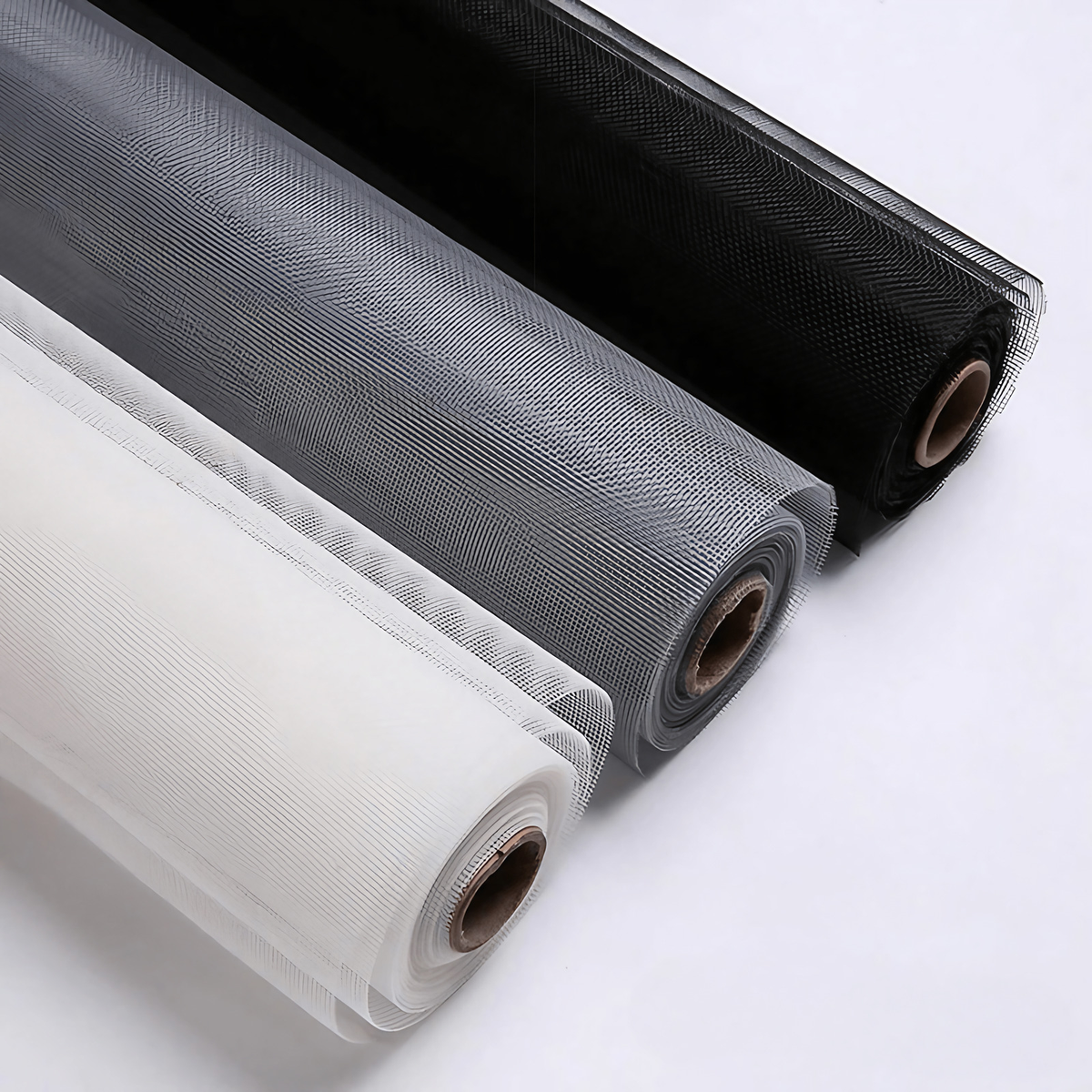 Moustiquaire pour fenêtre en fibre de verre, à découper, noir