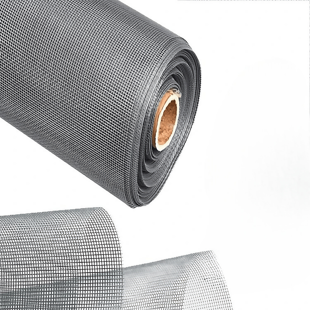 Moustiquaire pour fenêtre en fibre de verre, à découper, gris