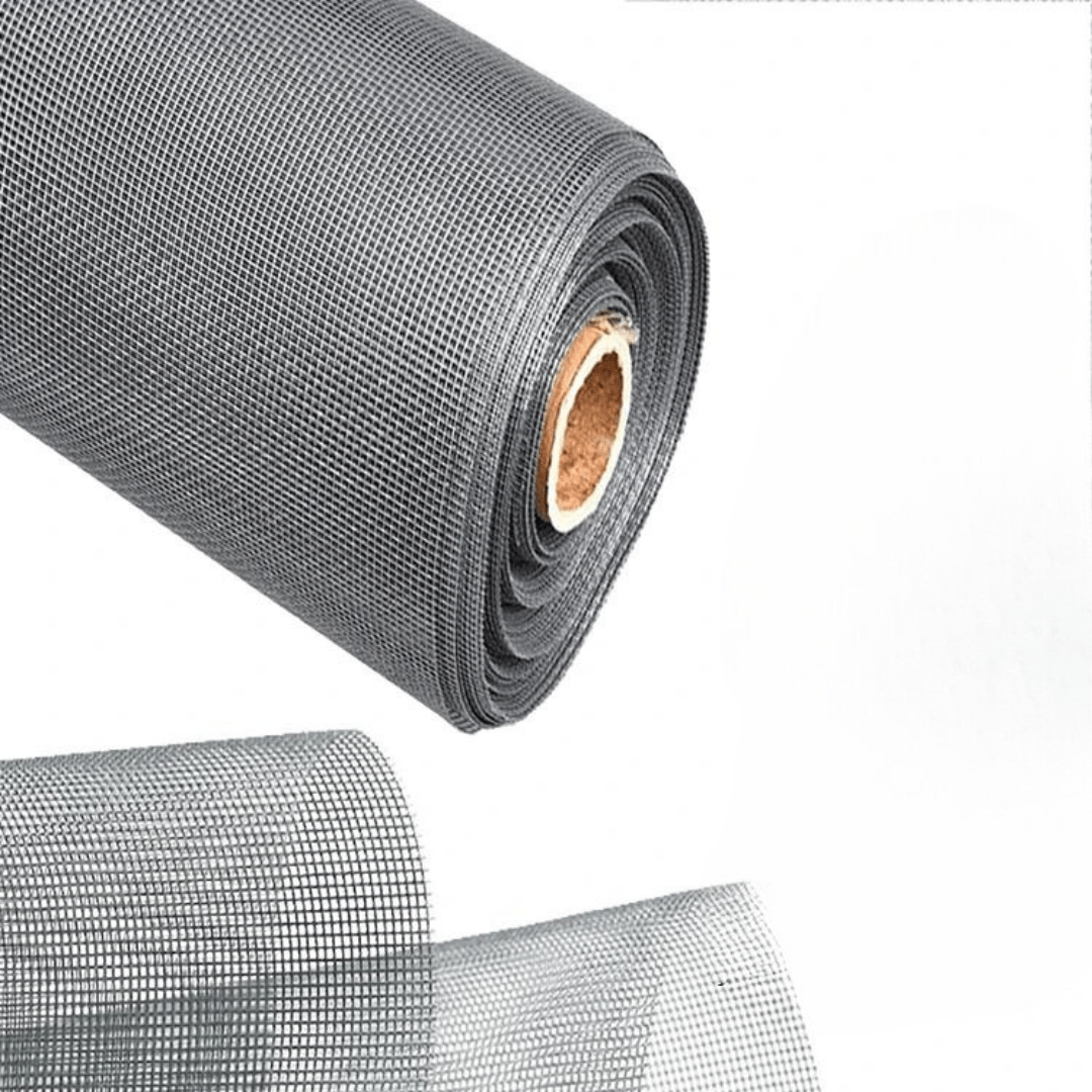 Moustiquaire pour fenêtre en fibre de verre, à découper, gris