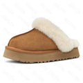 Mules chaudes femme pour l'hiver, marron ou noir, 35 au 40, marron