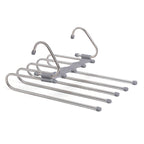 Cintre porte-pantalons à cinq barres pour armoire
