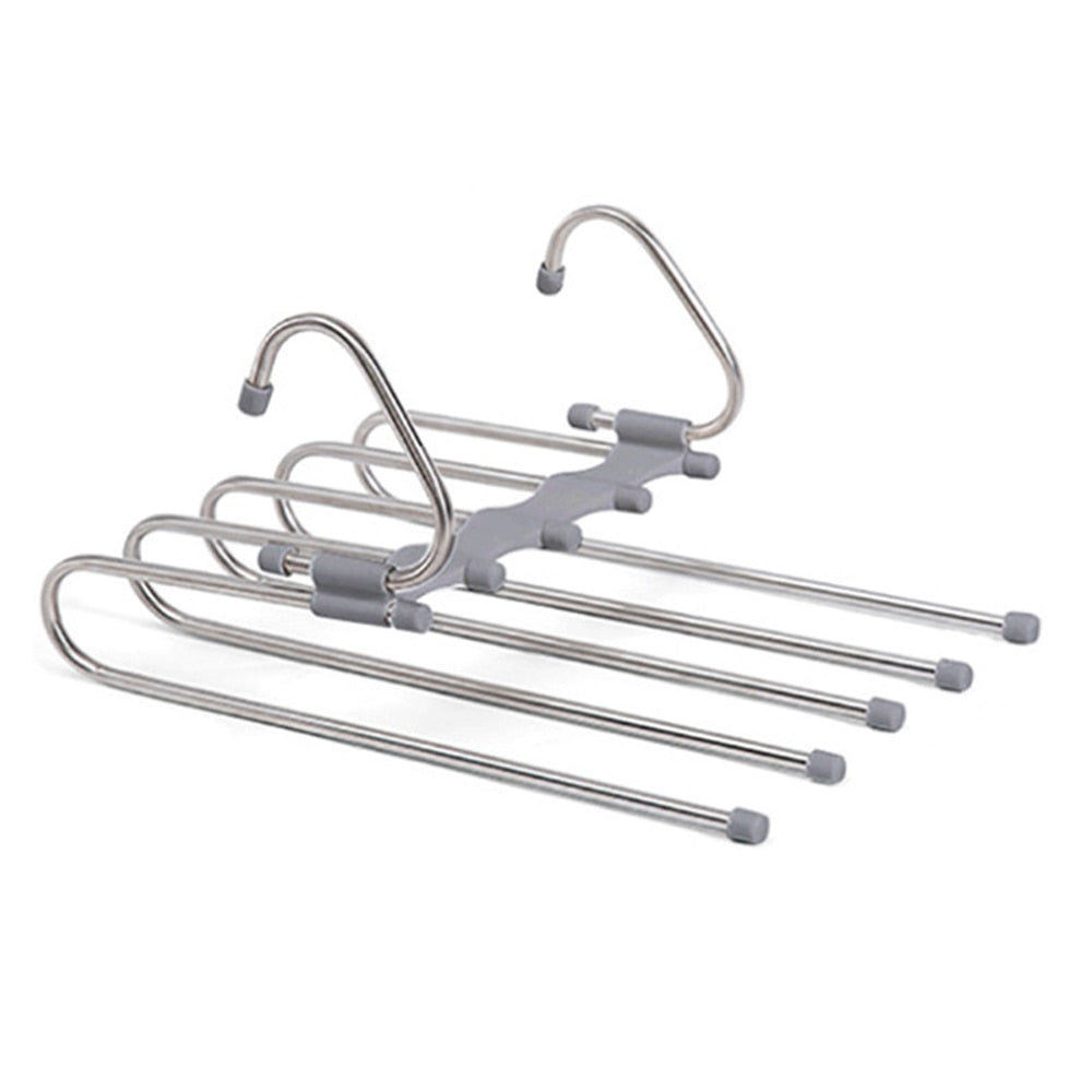 Cintre porte-pantalons à cinq barres pour armoire
