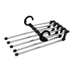 Cintre porte-pantalons à cinq barres pour armoire