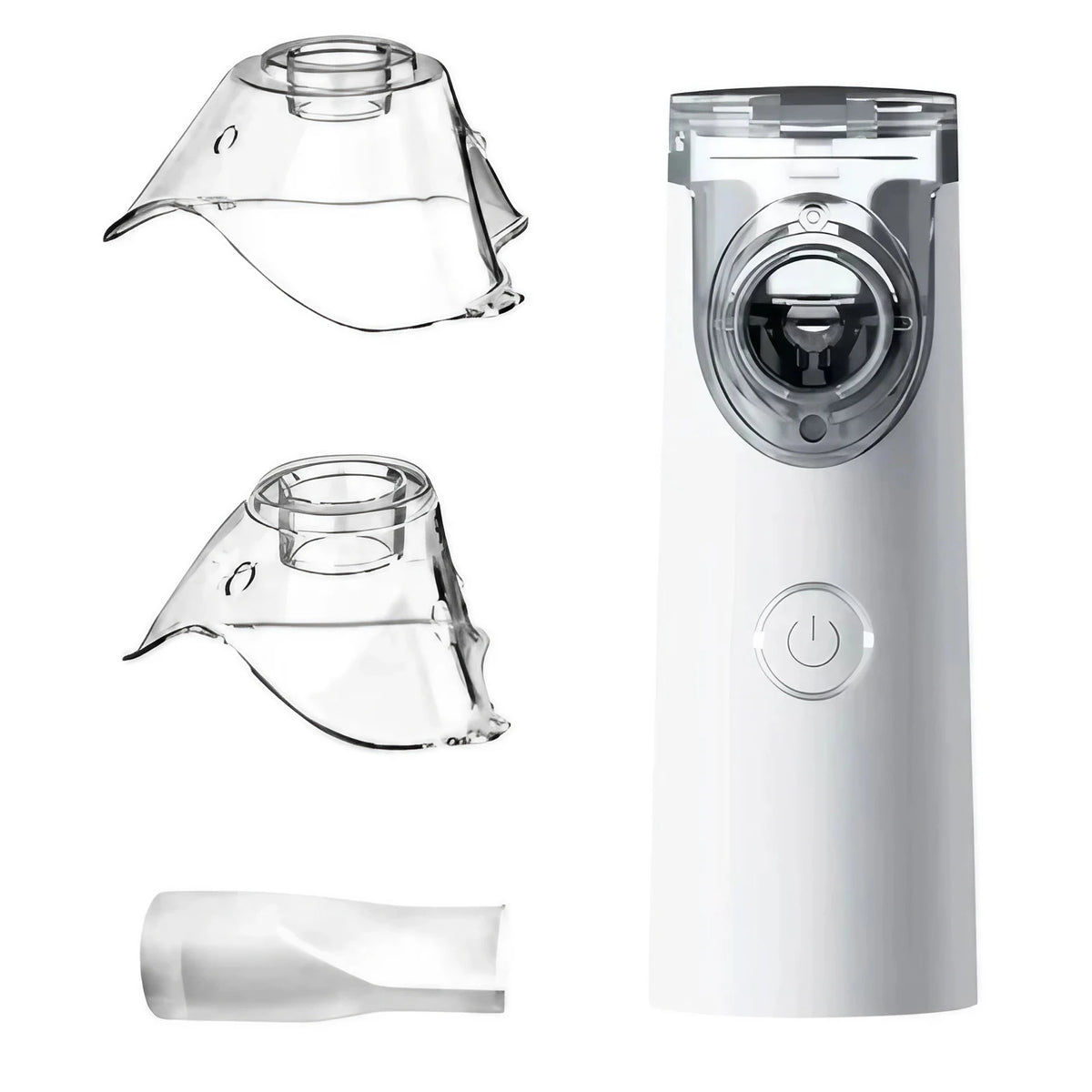 Nébuliseur ultrasonique portable, compact et silencieux, blanc