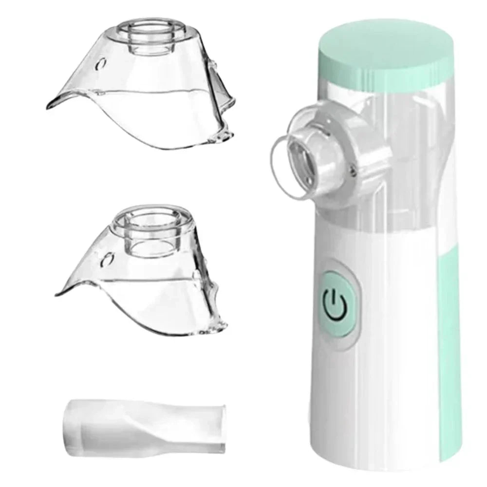 Nébuliseur ultrasonique portable, compact et silencieux, vert