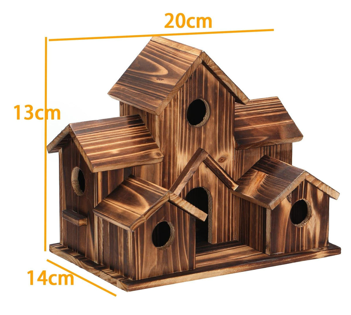 Nichoir pour petits oiseaux à fixer sur arbre, mur ou clôture