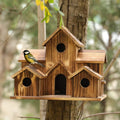 Nichoir pour petits oiseaux à fixer sur arbre, mur ou clôture