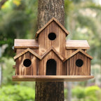 Nichoir pour petits oiseaux à fixer sur arbre, mur ou clôture