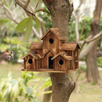 Nichoir pour petits oiseaux à fixer sur arbre, mur ou clôture