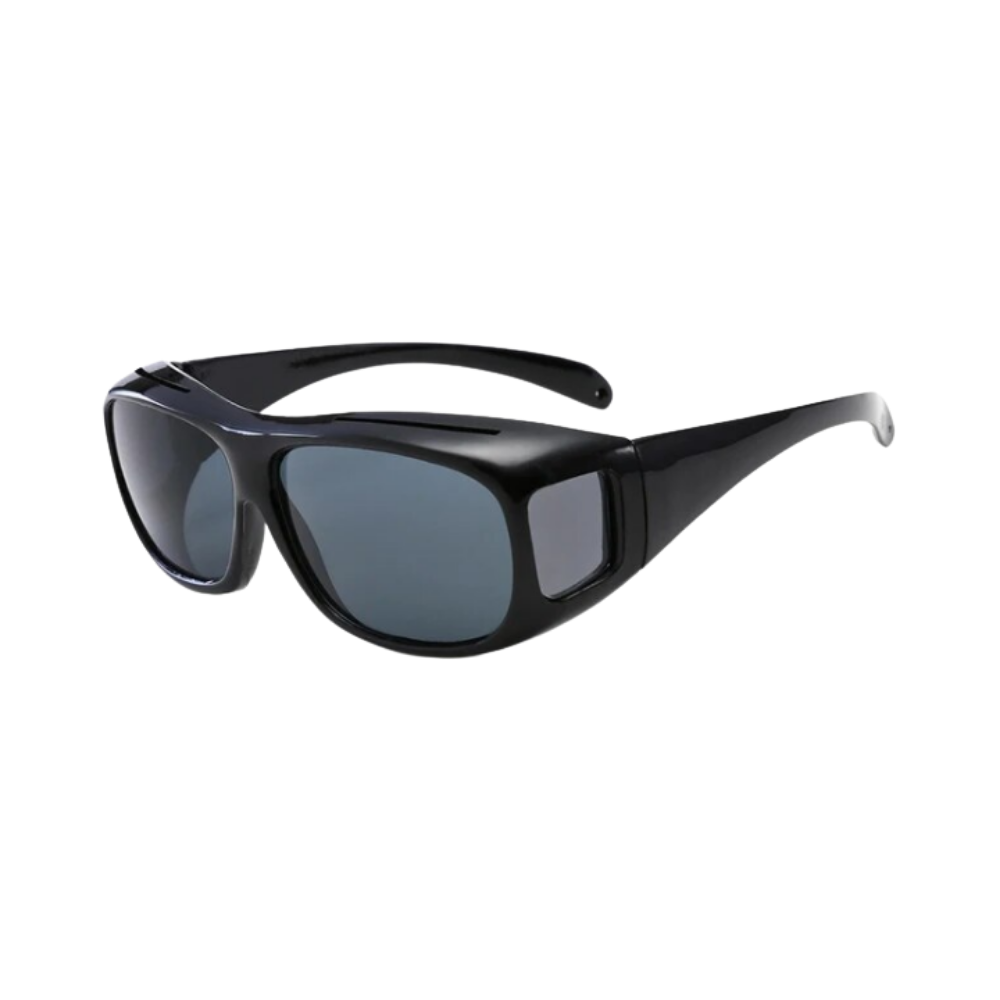 Lunettes de conduite de nuit homme, anti-éblouissement, 3 coloris, noir