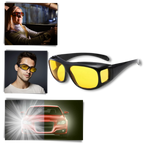 Lunettes de conduite de nuit homme, anti-éblouissement, 3 coloris