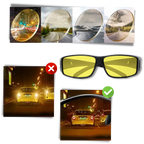 Lunettes de conduite de nuit homme, anti-éblouissement, 3 coloris