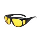 Lunettes de conduite de nuit homme, anti-éblouissement, 3 coloris, jaune