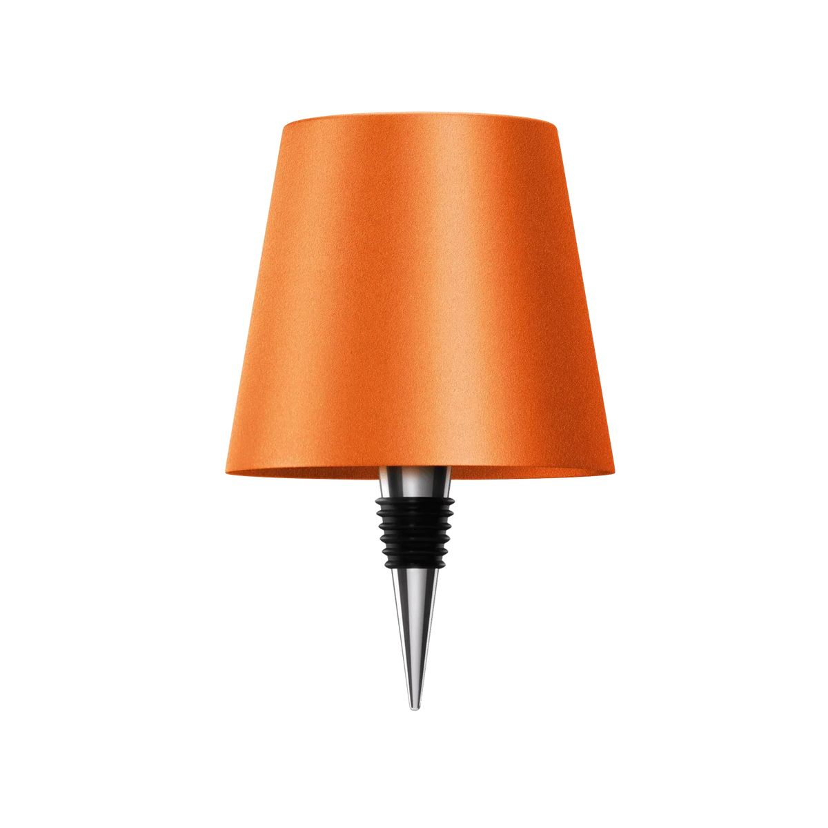 Lampe sans fil à poser sur une bouteille, rechargeable USB-C, orange