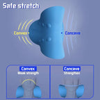 Oreiller ergonomique en forme de C avec rainure pour la nuque