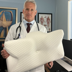 Oreiller cervical ergonomique en mousse à mémoire de forme