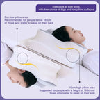 Oreiller ergonomique papillon en mousse à mémoire de forme