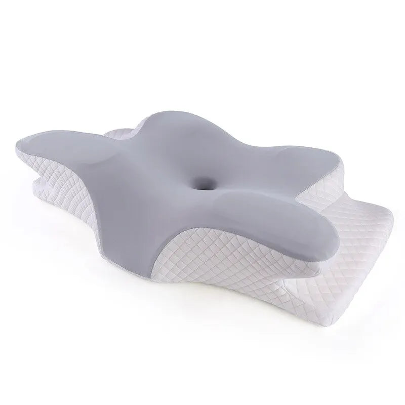 Oreiller ergonomique papillon en mousse à mémoire de forme