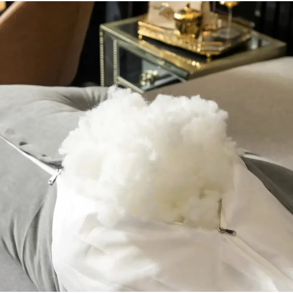 Oreiller compensé en peluche, garnissage coton, trois longueurs