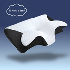 Oreiller orthopédique ergonomique, soutien de la nuque, trois coloris, noir