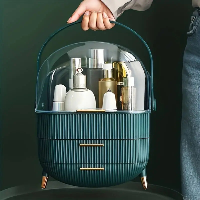 Organisateur de maquillage à compartiments, trois coloris