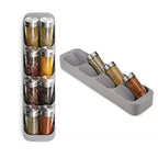 Range-couverts pour tiroir de cuisine, gris ou blanc