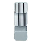 Range-couverts pour tiroir de cuisine, gris ou blanc