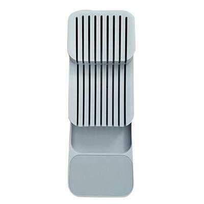 Range-couverts pour tiroir de cuisine, gris ou blanc
