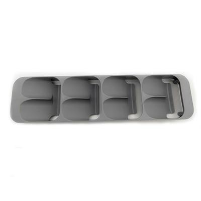 Range-couverts pour tiroir de cuisine, gris ou blanc